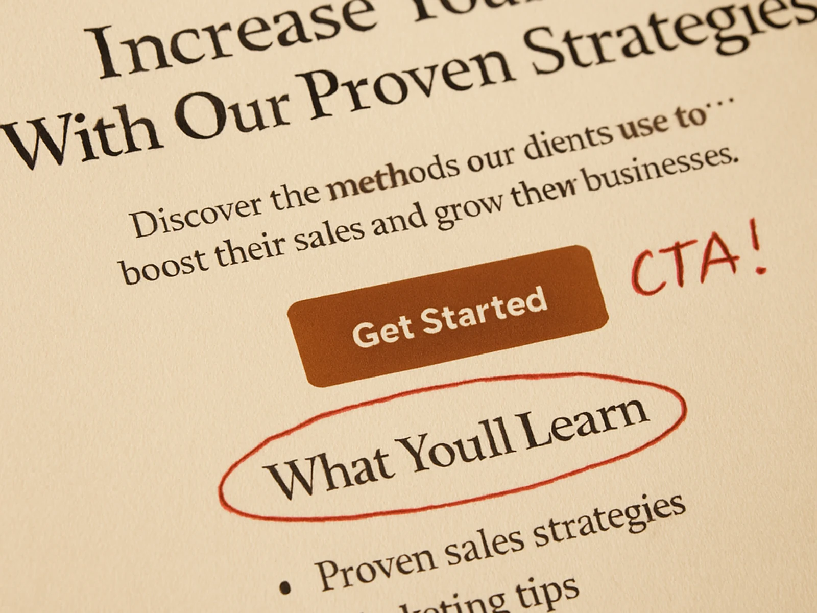 Sales Page Copy